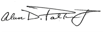 Alan Palkowitz signature