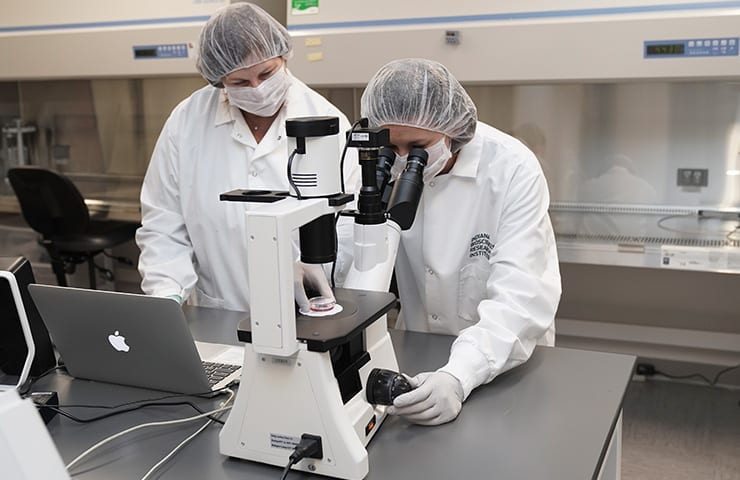 Scientists in the iPSC Lab