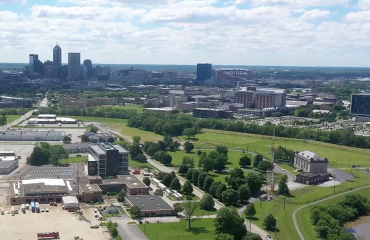 16 Tech Innovation District from above