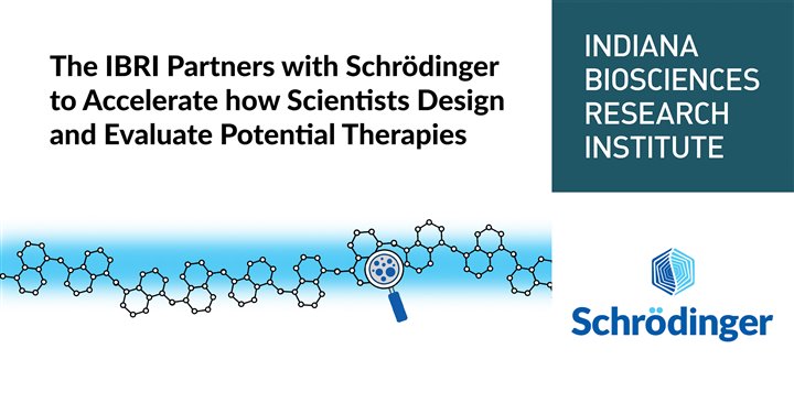 IBRI Partners with Schrödinger to Accelerate Molecular Design and Drug Discovery